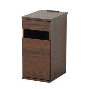 コンセント付ダストボックス ブラウン