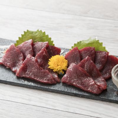 ふるさと納税 高森町 桜屋　赤身馬刺し400g 専用醤油付き150ml×1本(高森町)