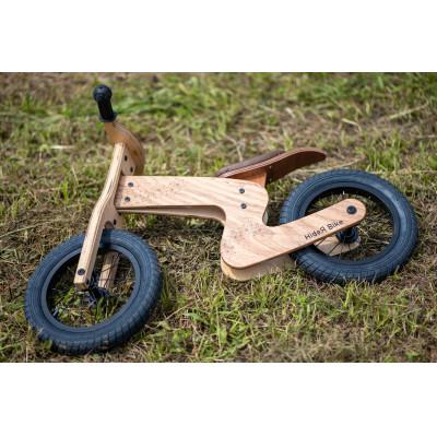 ふるさと納税 船橋市 まるで家具のような木製バランスバイク　　〜ハイダーバイク・和柄文様有りモデル・シート色ココア〜