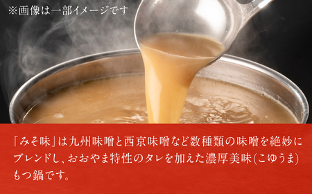 【6ヶ月定期便】博多もつ鍋おおやま みそ味(3人前)・しょうゆ味(3人前) 交互にお届け[AFAX022]