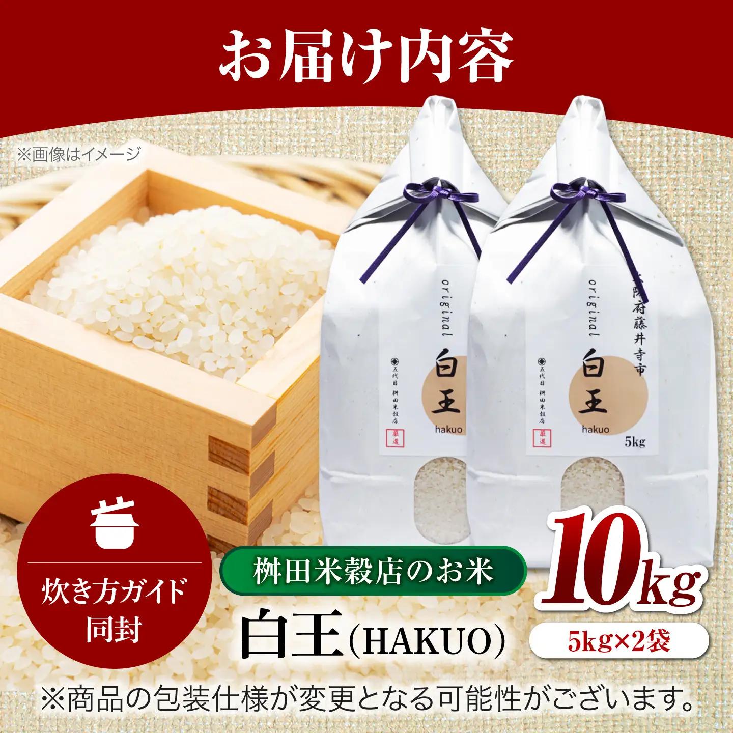 お米 白王(HAKUO) 10kg（5kg×2個） お米 BLAZ003