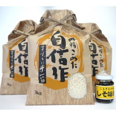 ふるさと納税 佐渡市 【令和7年産】佐渡高千産コシヒカリ 3kg×3袋(精米) + しそ味噌 100gセット