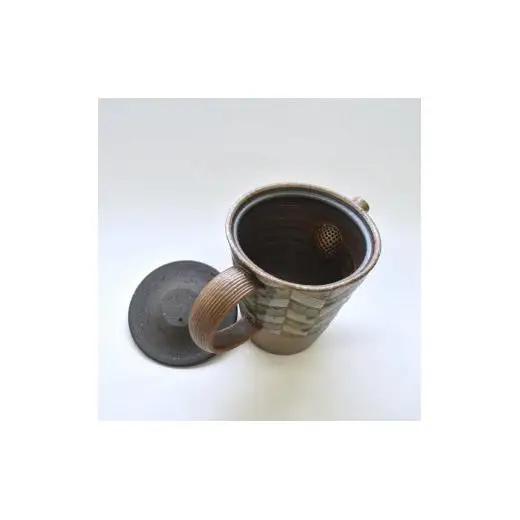 釉彩ポット 急須 茶漉し付き 和食器 陶芸品《受注制作》急須 茶漉し付き ティーポット 茶器 食器 お茶 緑茶 紅茶 おすすめ おしゃれ モダン 陶芸 手作り 陶器 陶芸作家 作品 インテリア オブジ