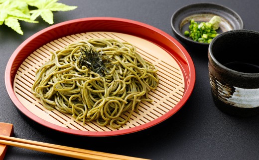 新潟県村上市産　茶そば9人前セット 計990g（110g×3玉×3セット）そばつゆ付き　1092002