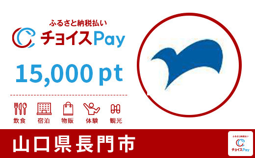 
長門市チョイスPay 15,000pt（1pt＝1円）【会員限定のお礼の品】
