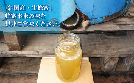 百花蜜 1kg ギフト箱入 元気や 非加熱 はちみつ 国産はちみつ 百花蜂蜜 純粋はちみつ 生はちみつ 生蜂蜜 蜂蜜 ハニー ギフト プレゼント 贈答用 数量限定 産地直送 国産 愛媛 宇和島 F02
