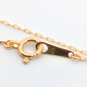 【18金イエローゴールドネックレス グリームカット長小豆0.6 60cm】富山県 富山市 贈り物 おすすめ ギフト 人気 記念