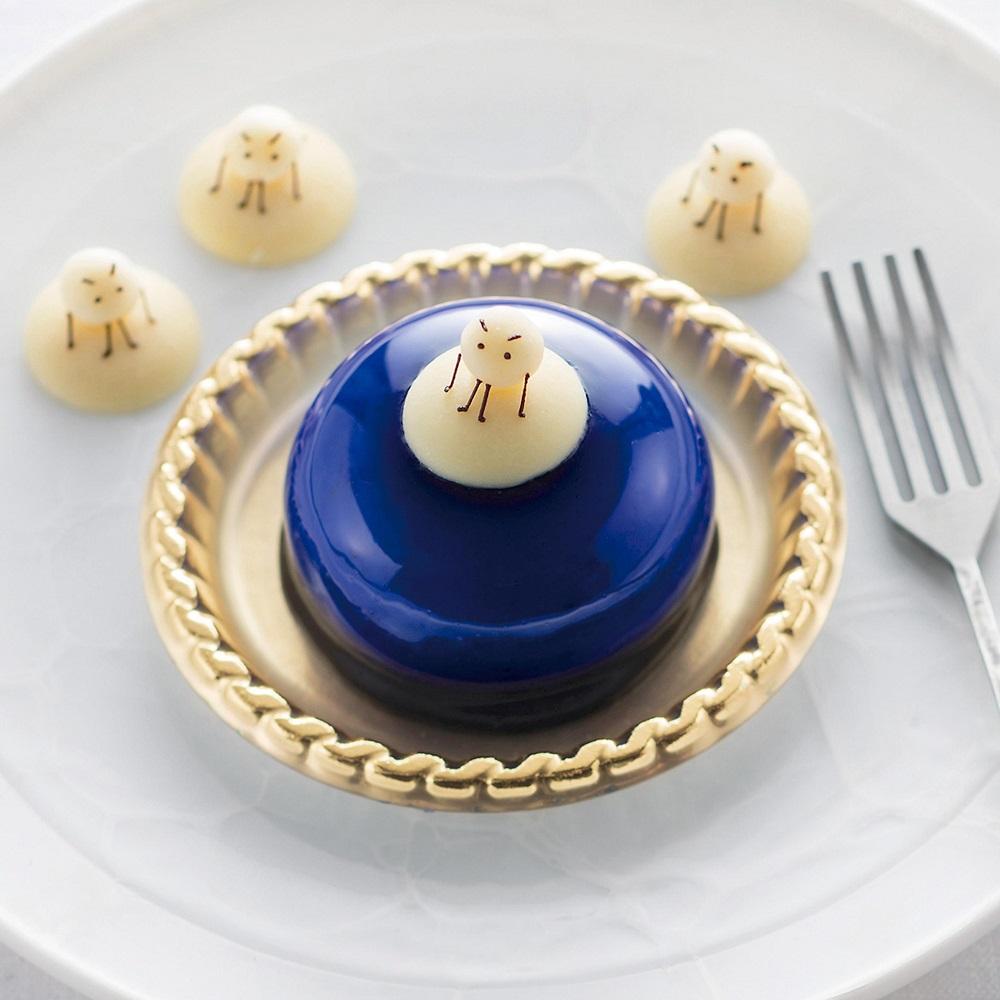 Blue Jewel ブルージュエル - Gift Box of 6 piece -　【お菓子・チーズケーキ・ブルーの輝き・宝石・スイーツ・レアチーズケーキ・ヨーグルト・濃厚・ホワイトチョコレート・ブ