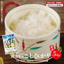 【ふるさと納税】R6-148．【令和6年産新米・早期受付】 四万十のこしひかり 5kg こしひかり コシヒカリ ごはん こめ コメ 米 白米 精米 国産 高知県 高知 四万十 送料無料 【2024年9月より順次配送】