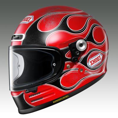 ふるさと納税 稲敷市 SHOEIヘルメット【Glamster BLAST(RED/BLACK)】XL Fチケット付