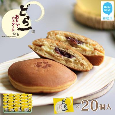 ふるさと納税 新居浜市 【期間限定:9月10日まで受付】 どら焼き ハタダ どら一(いち) おもいでカスタード 20個入り