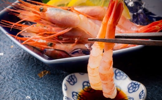 超速リキッド凍結でドリップゼロ！北海道羽幌産甘えび・ぼたんえびセット計1kg