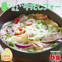 【ふるさと納税】盛岡 めんこいめん 牛だしフォー 6食 グルテンフリー 米粉 麺 グルメ お取り寄せ ギフト お土産 手土産 ご当地 プレゼント ラーメン ベトナム 料理 めんこい 農事組合法人となん 送料無料 岩手県 盛岡市　盛岡市