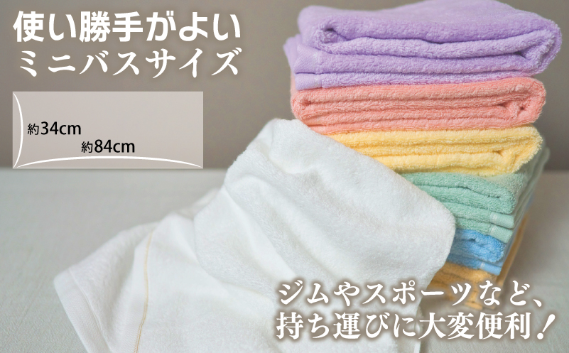 【e-たおる】フェイスタオル 5枚（ブルー）34cm×84cm 【泉州タオル 国産 吸水 普段使い シンプル 日用品】 099H2964