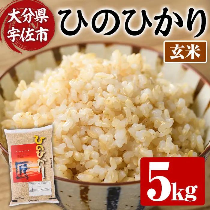＜令和7年産＞ひのひかり 玄米 (5kg) お米 ごはん ご飯【107101303】【あいはな農園】