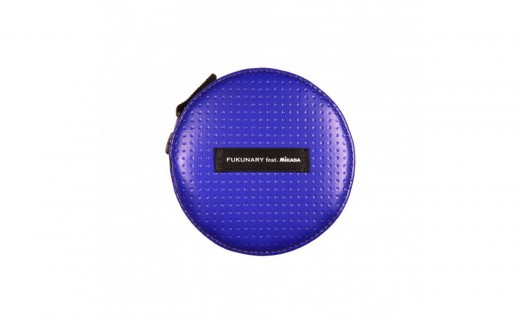 ラウンドコインケース/ ブルー M047