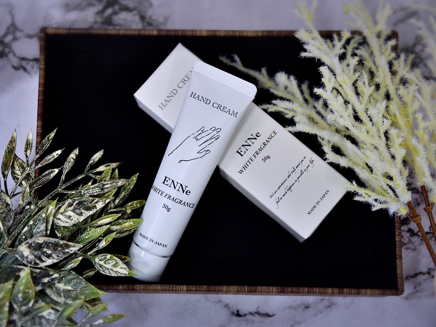 ENNe ハンドクリーム 4本セット WHITE FRAGRANCE ホワイトフレグランス THE ROSE ローズ LEMON BOUQUET レモンブーケ FRUITS COCKTAIL フルーツ