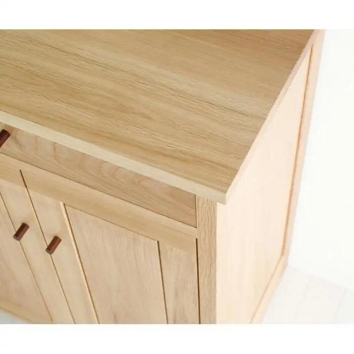 旭川家具　山室家具製作所　プロトNo.621キャビネット60　ナラ 【 国産 無垢 インテリア 木製 収納 ナチュラル キャビネット チェスト リビング ダイニング 北海道 】 _01965