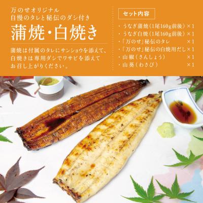 ふるさと納税 南さつま市 【父の日ギフト】鹿児島県産鰻うなぎ専門店「万のせ」うなぎ蒲焼・白焼きセット |  | 03