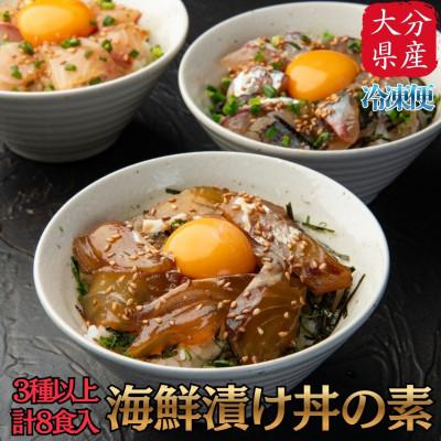 ふるさと納税 日出町 〈訳あり〉地魚海鮮漬け丼の素(計8食)