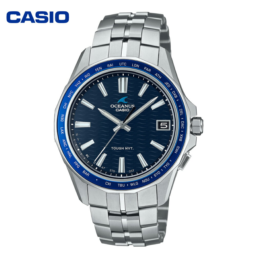 【ふるさと納税】【CASIO】腕時計 OCW-S400-2AJF | OCEANUS 時計 ウォッチ watch カシオ CASIO OCEANUS オシアナス メンズ 男性 電波 ソーラー お洒落 おしゃれ ファッション コレクション コレクター コンパクト ビジネス 多機能 国内正規品 人気 山形県 東根市