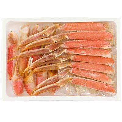 ふるさと納税 網走市 北海道またはロシアまたはカナダまたはノルウェー産 ズワイガニセット(生冷凍 カット済)約1.2kg |  | 03