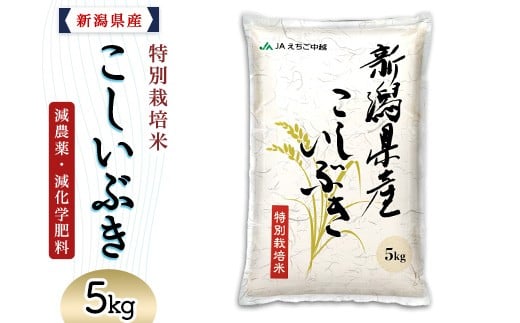 75-7K051新潟県長岡産特別栽培米こしいぶき5kg【2026年5月発送】