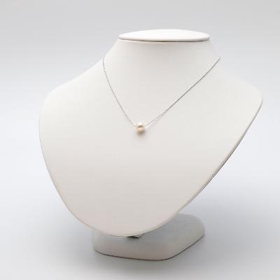 ふるさと納税 長崎市 あこや真珠(8-8.5mm珠)スルーペンダント/K18ホワイトゴールド |  | 01