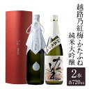 【ふるさと納税】日本酒 越路乃紅梅 かたふね 純米大吟醸 720ml 2本 セット お酒 おすすめ 酒 ふるさと納税 新潟 新潟県産 にいがた 上越 上越産　お届け：順次発送