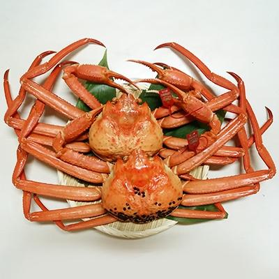 ふるさと納税 射水市 新湊産紅ズワイガニ・孫七タグ付き(約1kg×2尾) |  | 01