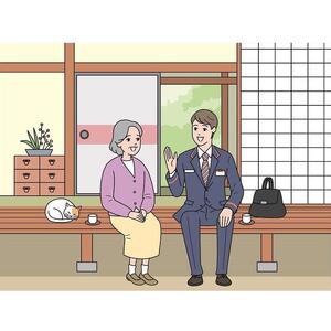 【家族安心　6か月間】郵便局 「みまもり訪問サービス」