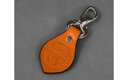 ALMATORERO レザーキーホルダー シルバー【 レザー レザー製品 皮 皮製品 キーホルダー 小物 牛皮 静岡県 小山町 】