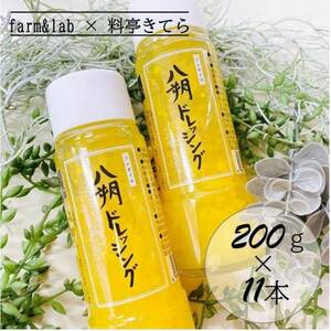 farm＆lab ノンオイル 八朔ドレッシング 11本セット【1492340】