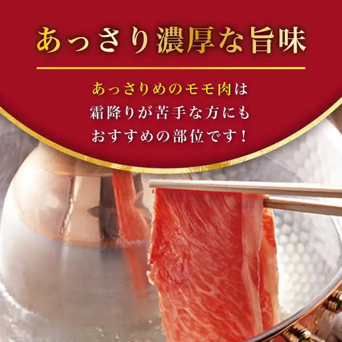 【6回定期便】 佐賀牛すき焼き・しゃぶしゃぶ用 モモ600g 牛すき [UBH060]