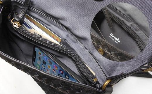 005-129　【オレンジ】財布として使える　天然馬革　ミニショルダーバッグ