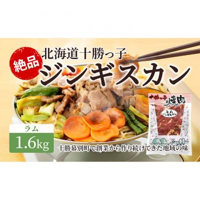 ふるさと納税 幕別町 絶品!北海道十勝っ子ジンギスカン1.6kg (ラム)[53691355]