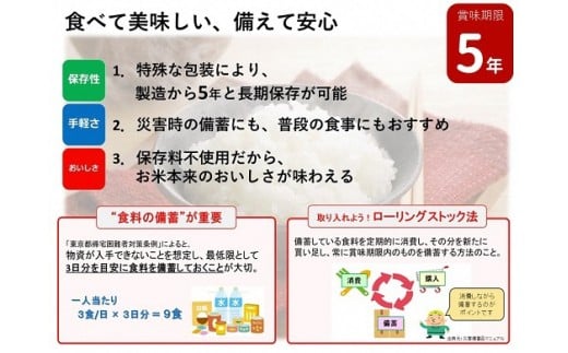 【5年保存】備蓄用ごはん6食×6袋 レトルトご飯 r05-028-007 レトルトごはん 一人暮らし パックご飯 パックごはん ごはん パック レトルト 非常食 防災 キャンプ