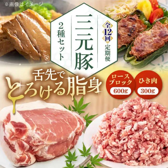 【全12回定期便】平田牧場 2種 セット 豚肉 詰め合わせ セット [AJAP045]