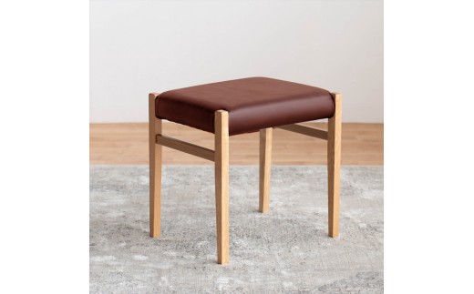 
            STジャンブル01 スツール オーク オールマイティダークブラウン 1脚 単品 チェア 椅子
          