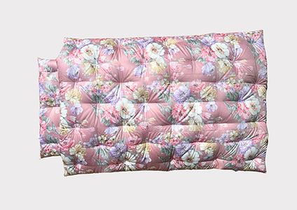 ふとん 打ち直し シングルサイズ オルレアン柄 やわらかい生地 2枚組 【CW130W】 布団