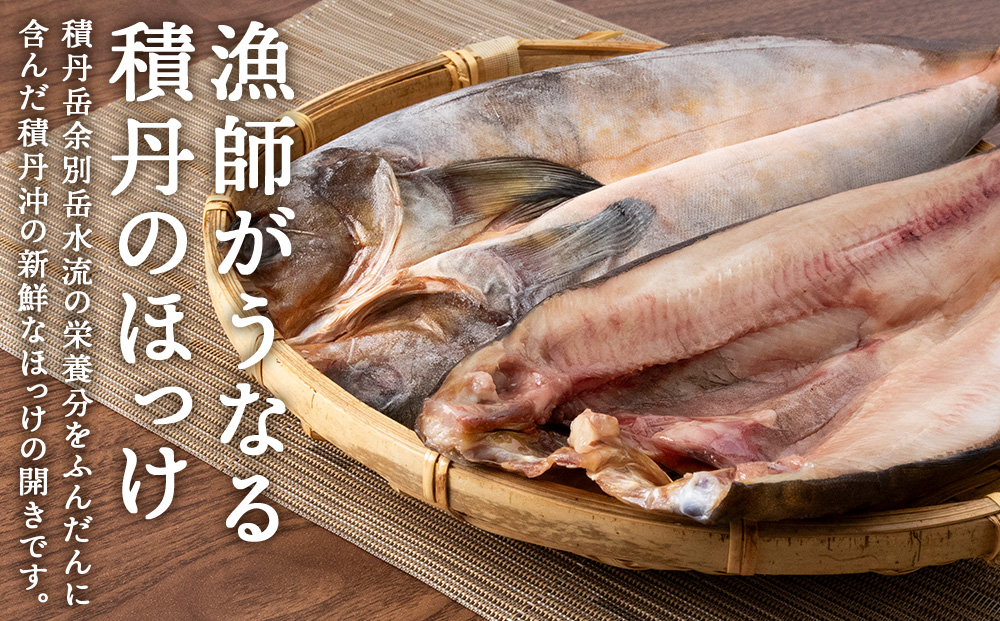 積丹ホッケの開き 7枚