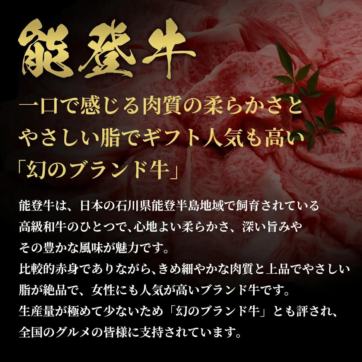 【和牛セレブ】能登牛 半頭買い（一括配送）　wa111　牛半頭飼い