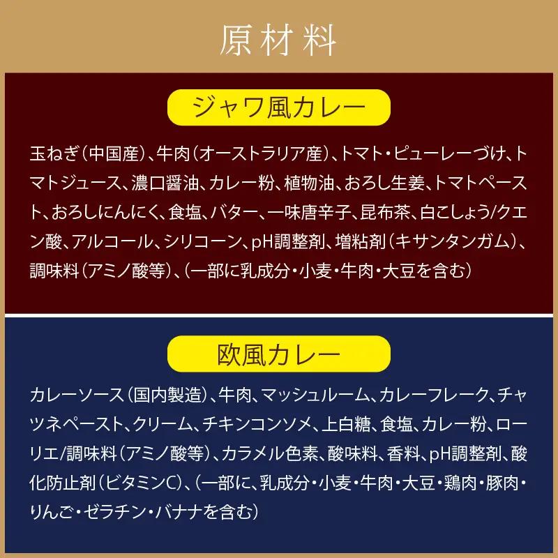 CLAN DELI 欧風ビーフカレー ・ ジャワ風カレー お手頃 2個 セット レトルトカレー レトルト ジャワカレー ビーフカレー 食品 スパイス 2個セット 長期保存 保存食 時短 簡単 在宅 惣