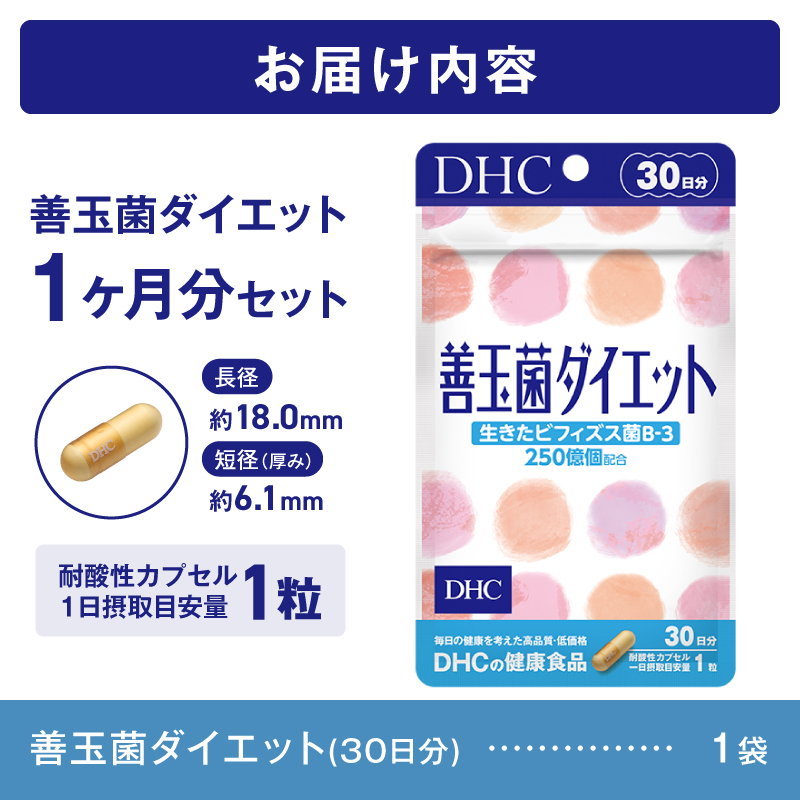 DHC善玉菌ダイエット30日分(a1340)