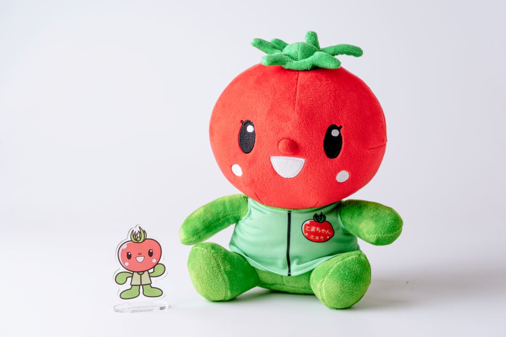 北本トマトイメージキャラクター とまちゃん ぬいぐるみ( 大 )アクリルスタンドセット | とまちゃん ぬいぐるみ アクリルスタンド マスコット ご当地 ゆるキャラ アクスタ ご当地キャラクター マスコット イメージキャラクター グッズ 推し 推し活 グッズ トマト グッズセット 北本市観光協会 埼玉県 北本市