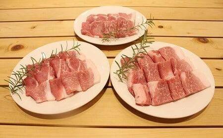京丹波高原豚 モモ肉 焼き肉 1.3kg （豚 肉 豚肉 豚もも モモ 焼肉 焼き肉 京丹波高原豚 三元豚 ブランド豚 霜降り もも肉 焼肉 国産 ブランド 贈答 ギフト お歳暮 お中元 アウトドア 