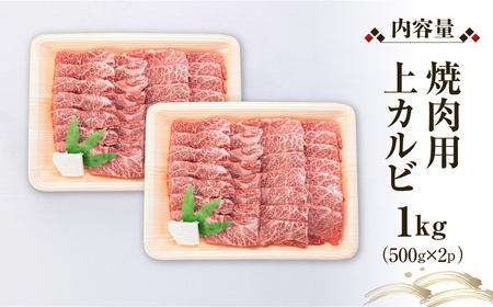 白川郷 飛騨牛 上カルビ 焼肉 用 1kg 高山米穀 焼肉 [S569]