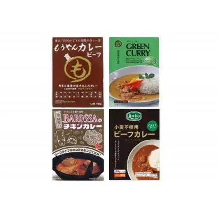 お店の味をいつでも!カレーレトルト4種食べ比べセット(計12食)【1555427】
