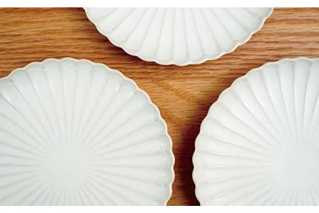【波佐見焼】花しのぎ トリオ 取皿 小皿 (白) 食器 皿 【団陶器】 [PB87] 波佐見焼