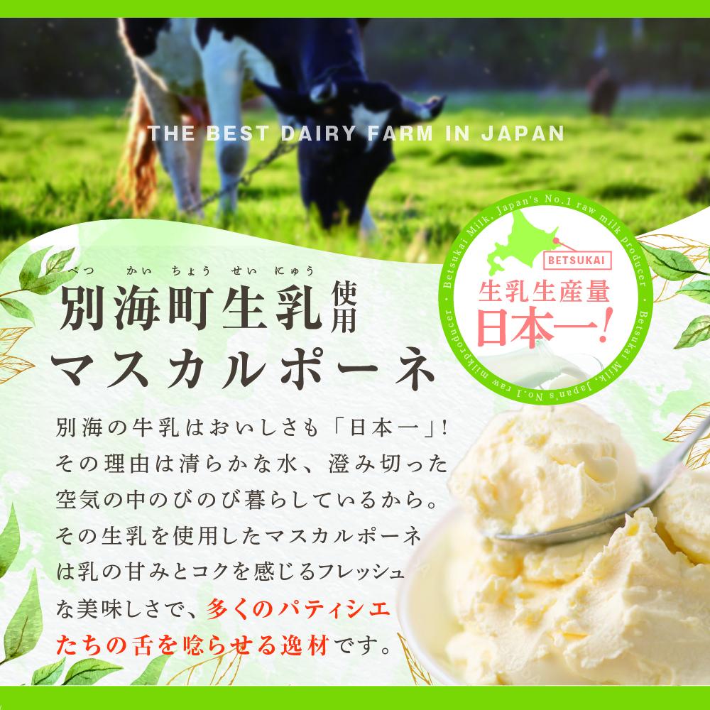 チーズケーキ ホール (4号×2個) 【ドゥーブルフロマージュ】（北海道 別海町 野付 道東 高評価 ふるさと グランプリ 濃厚 新鮮 ミルク たっぷり BETSUKA I酪農 日本一 マスカルポーネ